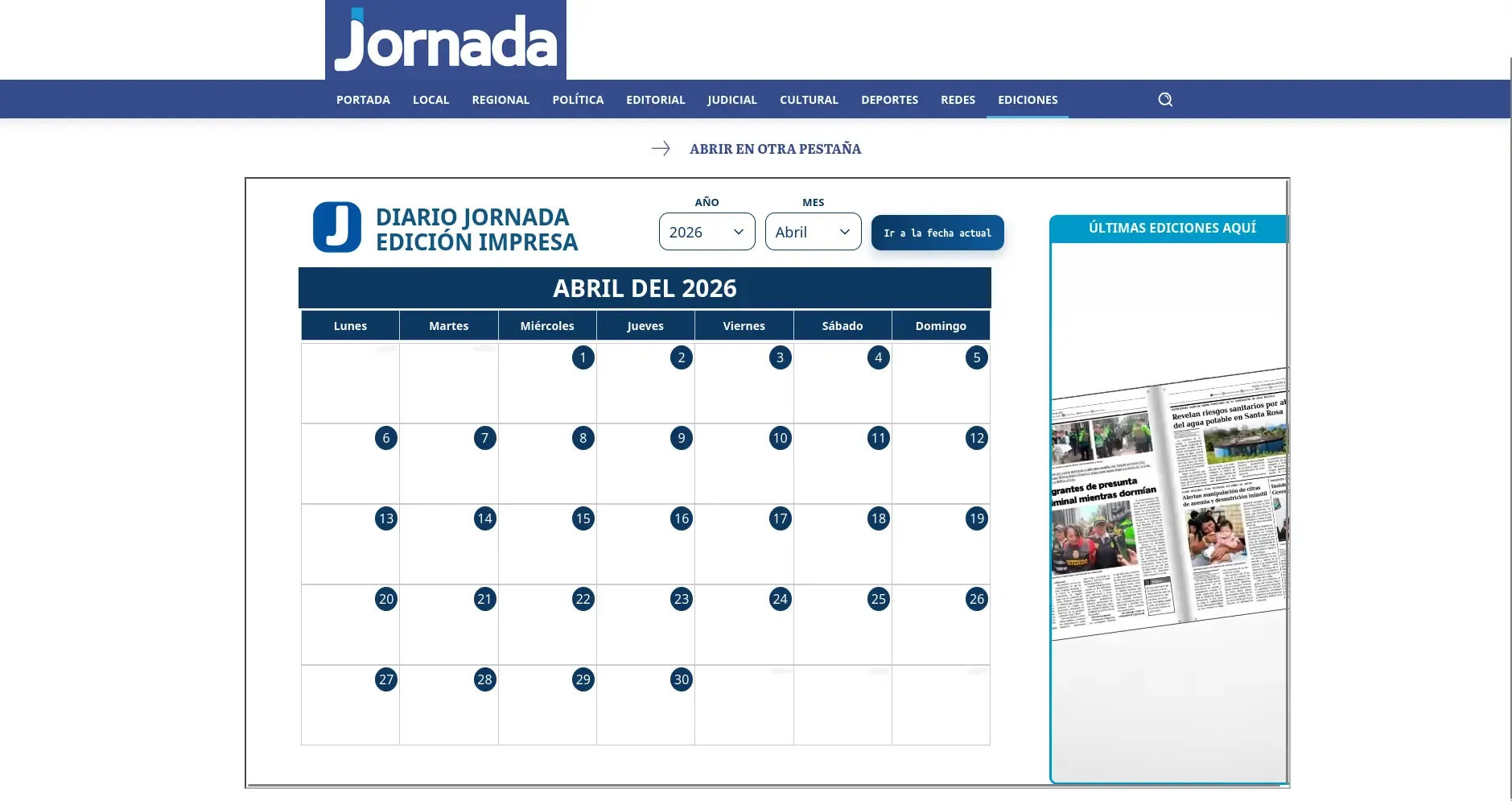 Ediciones Jornada